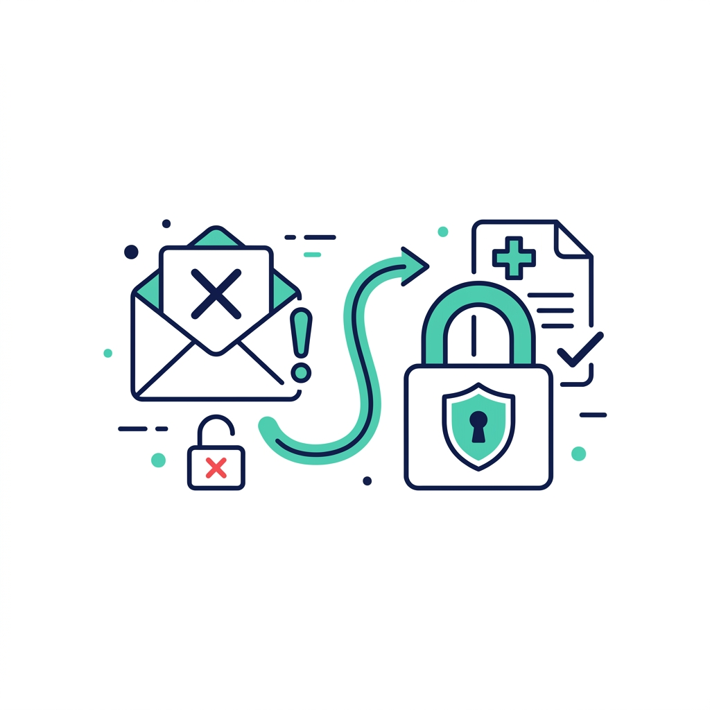 Sensitive Information Stays Behind a Secure Link